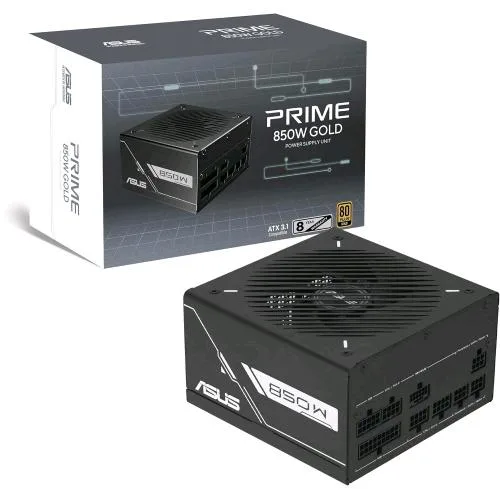 ASUS Prime 850G Alimentatore 850 W Modulare 80 Plus Gold Pcle Gen 5.1 ATX 3.1 Nero