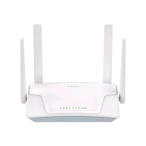 D-Link G416C Router Wireless 4G LTE Wi-Fi 6 Dual Band 2.4/5GHz 1500 Mbit/S Switch a 3 Porte 1GBE 4G, 3G Bianco