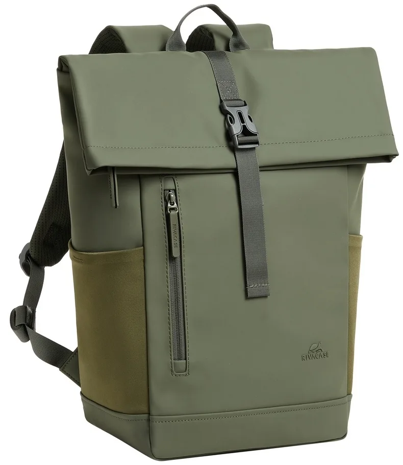 BORSA NB ZAINO 14/15,6 VERDE OLIVA ECO 17L ROLL TOP EDEN