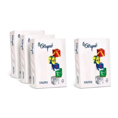 Cartotecnica Favini le Cirque Risma da 150 Fogli 200 g 29.7 x 42 cm A3 Bianco