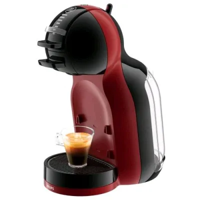 Krups KP123H Dolce Gusto Mini Me Macchina Caffe Espresso a Capsule 1500W Nero Rosso