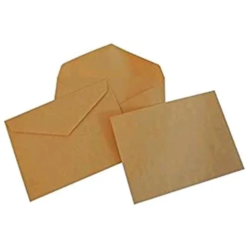Pigna Giallo Posta Buste di Carta Taglio a Punta 12X180 mm 80 g Col. Giallo Conf 500 Pz.