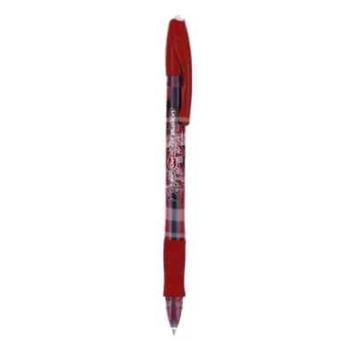 BIC Gel-Ocity Penna a Sfera Inchiostro Rosso Punta Fine Fusto Trasparente Conf 12 Pz.