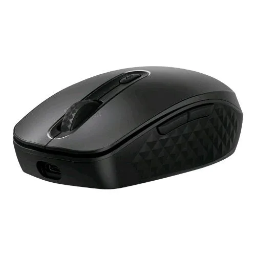HP 695 Mouse Qi-Charging Mouse Ricaricabile Multidispositivo fino a 3 Dispositivi Bluetooth 6 Pulsanti 4.000 DPI Nero