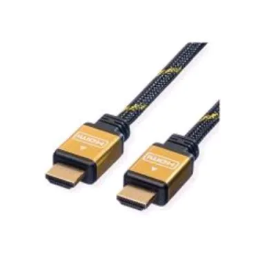 Igloo Cavo HDMI High Speed con Ethernet in Tessuto Connettori Placcati Oro Maschio-Maschio 1 m Nero