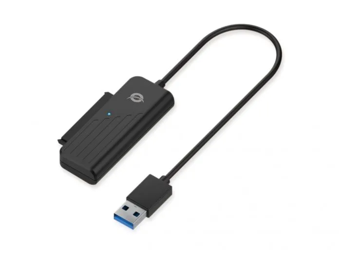 Conceptronic Adattatore da USB 3.0 A 2.5" SATA/SSD 22 Pin Nero
