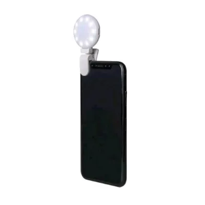 Celly Clicklight Selfie Flash Light LED Flash Aggiuntiva Universale per Smartphone e Tablet White