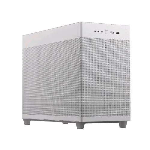 ASUS Prime AP201 Case Mini Tower Micro ATX Mini-Itx Pannelli in Mesh 1XUSB-C 3.2 2XUSB-A 3.2 1XVENTOLA 120 mm White