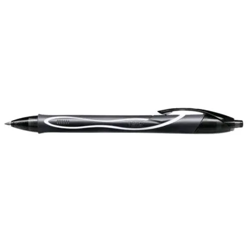 BIC Gel-Ocity Quick DRY Penna Gel Nero Punta Media Fusto Nero Conf 12 Pz.