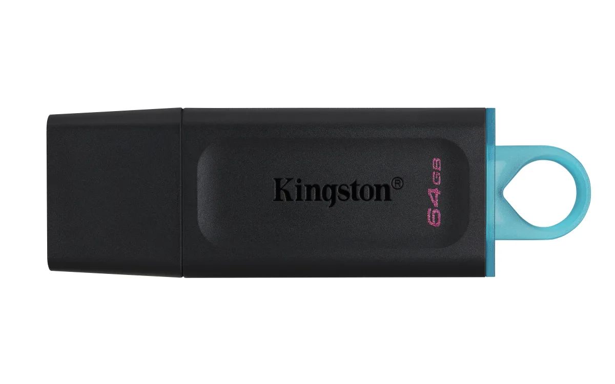 PEN DRIVE 3.2 64GB TYPE-A EXODIA NERO KINGSTON