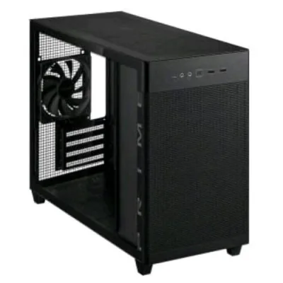 ASUS Prime AP201 Mini Tower Vetro Temperato Laterale Mini/Micro ATX No Alimentatore Black Edition