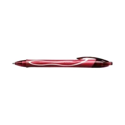 BIC Gel-Ocity Quick DRY Penna Gel Rosso Punta Media Fusto Rosso Conf 12 Pz.