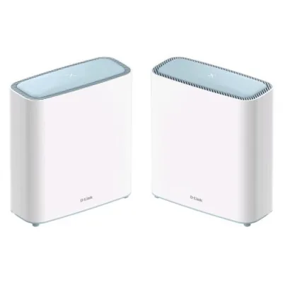 D-Link M32-2 Eagle Pro ai AX3200 Sistema Mesh con Ottimizzatore Wi-Fi 6 Dual Band del Traffico con ai Parental Control ai Porte Gigabit Mu-Mimo 1024 Qam Ofdma WPA3 (2 Dispositivi)