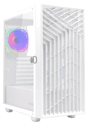 CASE MATX NO PSU DIAMOND C112 1U3 1U2 1*FANARGB VETRO WHITE