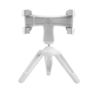 Celly Clicknanotriwh Mini Trepiede Universale Portatile per Smartphone Fotocamere e Action Cam White