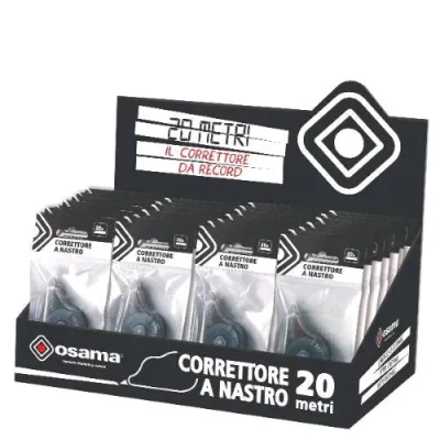 Osama Espositore Correttore a Nastro 20 m Conf 36 Pz.