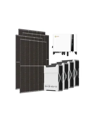 Kit fotovoltaico trifase 10010W inverter 10kW Solis litio 20.88kWh Weco EVO 5k3