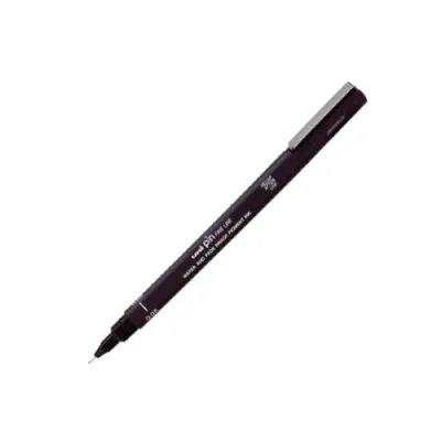 Osama Fineliner Marcatore a Penna Punta Ad Ago 0.2 mm Nero