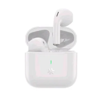 Celly Compact Auricolari True Wireless Compatti Controllo Touch Microfoni in Entrambi gli Auricolari Chiamate e Volume/Musica Ricarica USB-C Bianco