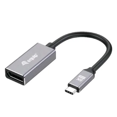 Equip Adattatore da USB-C a Displayport 1.4 8K/30Hz (Compatibile Thunderbolt 3/4)