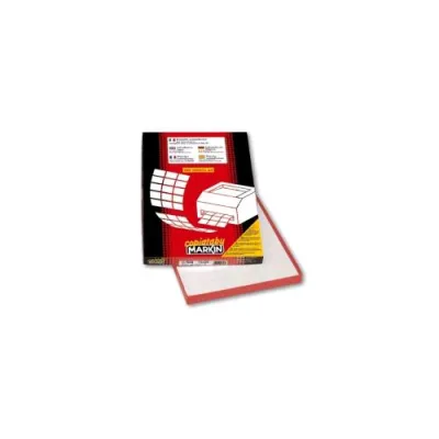 Markin Conf 6000 Etichette Adesive 42X25 mm Bianco