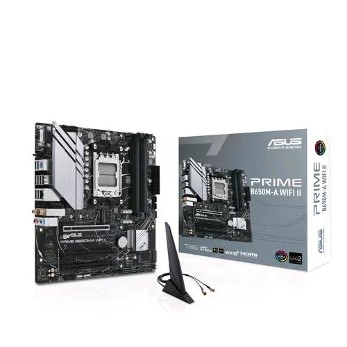 ASUS Prime B650M-A Wi-Fi II AMD B650 AM5 Micro ATX