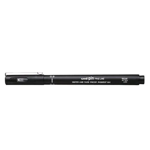 Osama Pin Fineliner Marcatore a Penna Punta Ad Ago 0.9 mm Nero Conf 12 Pz.
