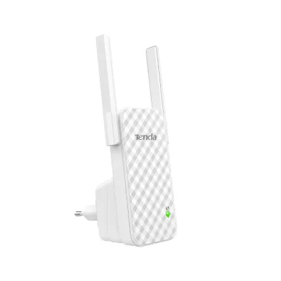 Tenda A9 N300 Wi-Fi Repeater Universale con Due Antenne per la Massima Copertura Bianco