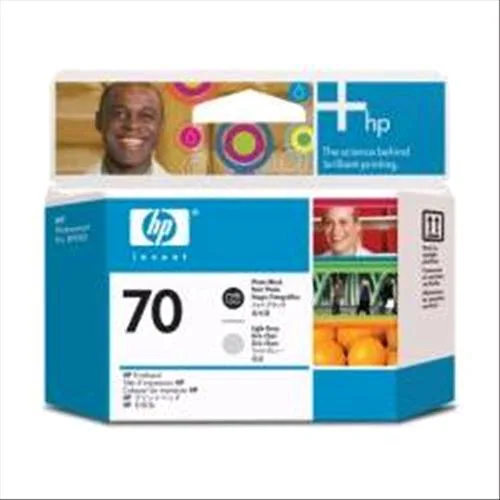 HP 70 Cartuccia Inkjet Nero Fotografico e Grigio Chiaro