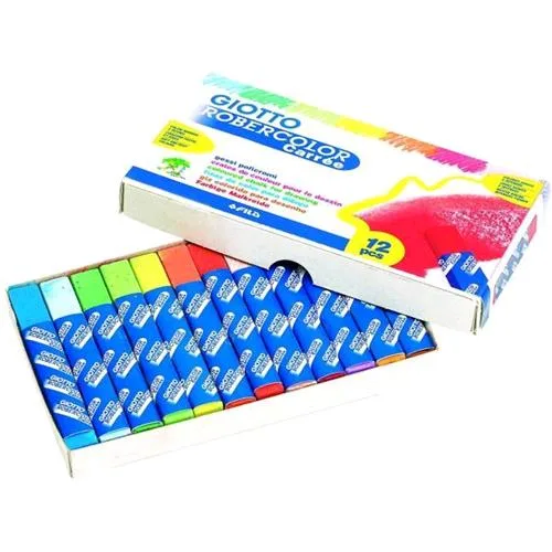 Giotto Robercolor Carree Gesetti Policromi a Sezione Quadrata Colori Assortiti Conf 12 Pz.