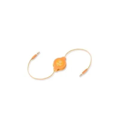 Retrak Cavo per MP3 2 x M Jack 3.5 mm 1.5 M Arancione