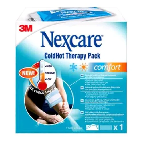 Nexcare Cuscino per Termoterapia Coldhot Comfort 10X26.5 cm con Termoindicatore Trasparente