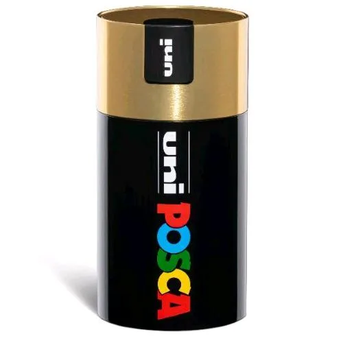 Osama Posca Gift Box Oro Pennarello Punta Tonda 2.5 mm Colori Assortiti Conf 18 Pz.