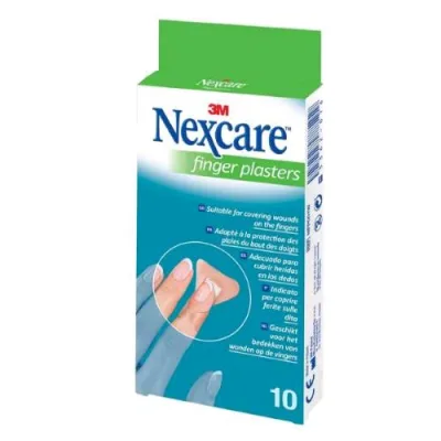 Nexcare Finger Plasters Cerotti per le Dita 44.5X51 mm Conf 10 Pz.