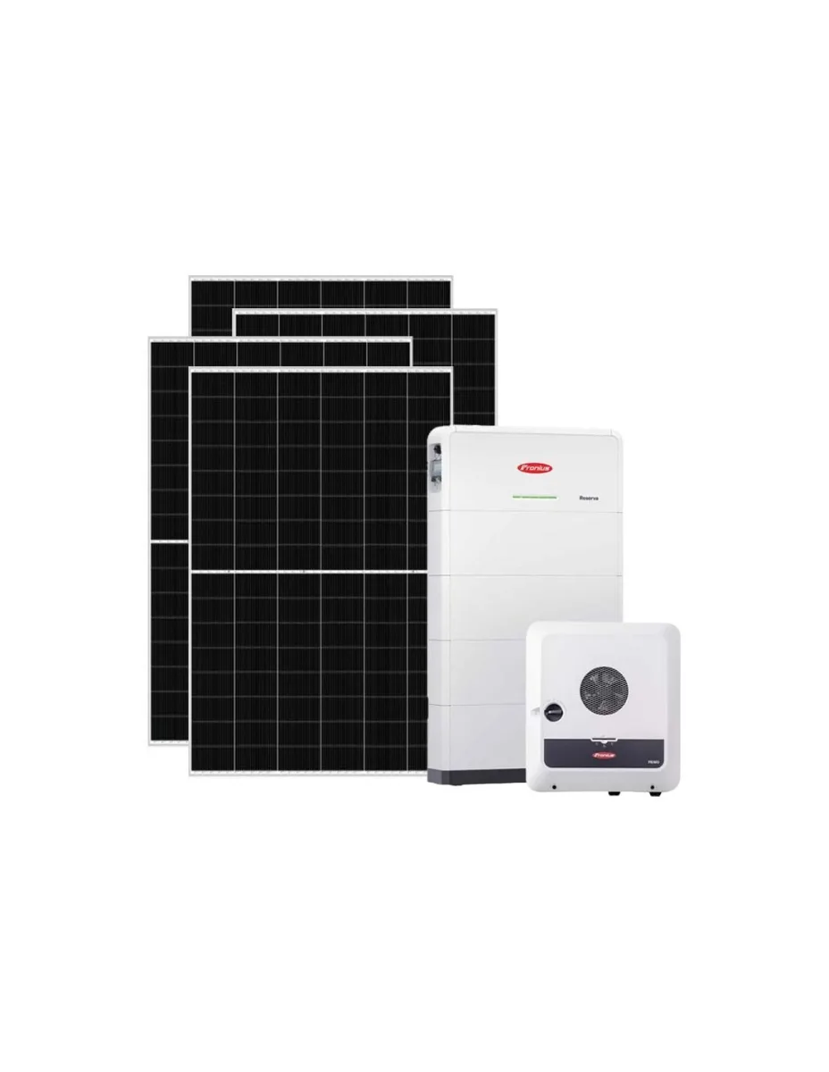Kit fotovoltaico trifase 10010W inverter 10kW Symo GEN24 batteria litio 12.6kWh Fronius Reserva