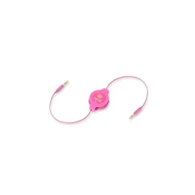 Retrak Cavo per MP3 2 x M Jack 3.5 mm 1.5 M Rosa