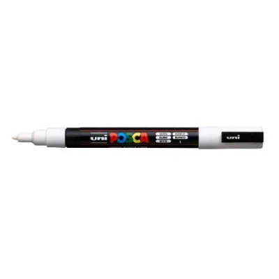 Osama Posca Marcatore a Tempera Punta Tonda 0.9/1.3 mm Bianco Conf 6 Pz.