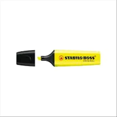 Stabilo Boss Original Evidenziatore Tratto 2/5 mm Giallo Conf 2 Pz.