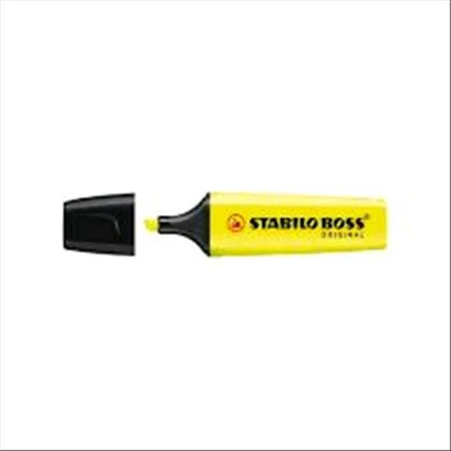 Stabilo Boss Original Evidenziatore Tratto 2/5 mm Giallo Conf 2 Pz.