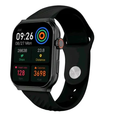 Celly Trainer Ultra Smartwatch 2.02" Black Doppio Cinturino