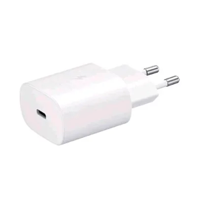 Samsung TA800NWE Caricabatterie da Rete Super Veloce 25W USB Type-C Bianco Bulk