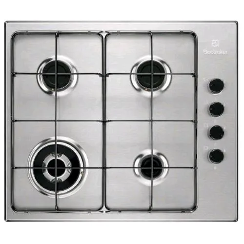 Electrolux EGS6414X Piano Cottura a Gas da Incasso 4 Fuochi Inox
