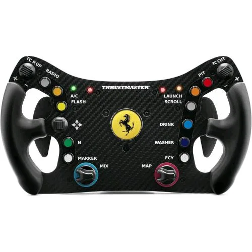Thrustmaster Ferrari 488 GT3 Wheel Add-On, Volante Racing, PC, PS5, PS4, Xbox Series X|S, Xbox One, su Licenza Ufficiale Ferrari
