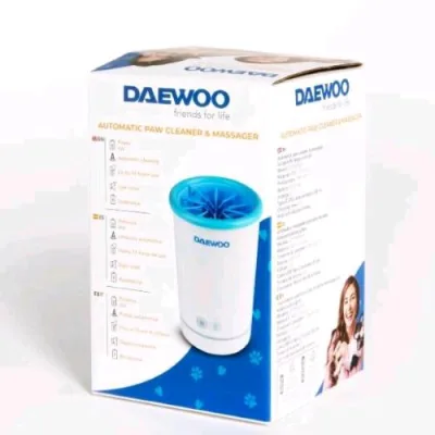 Daewoo Puliscizampe Massaggiatore Automatico Ricaricabile con Setole in Silicone Bianco