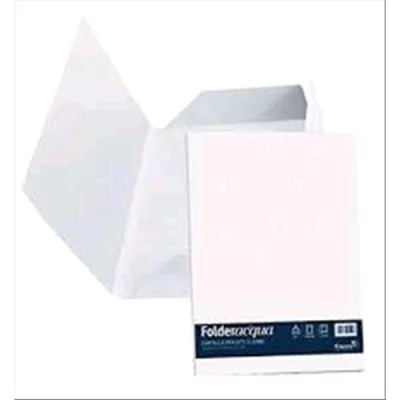 Cartotecnica Favini Luce e Acqua Cartelline 3 Lembi in Cartoncino 245X345MM Col.bianco Conf 25 Pz.
