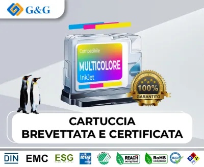 INK G&G HP 305XXL CMY 450 PAG RIGENERATO INK LEVEL