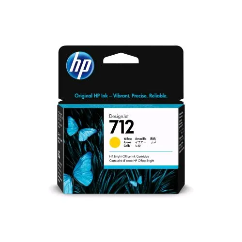 HP 712 Cartuccia Giallo Ink 29 ml