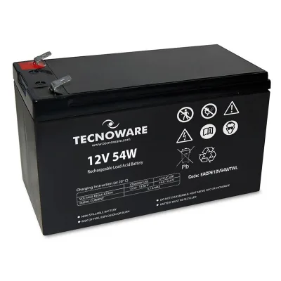 BATTERIA UPS TECNOWARE 12VDC 54W FASTON 6,3MM LONG LIFE