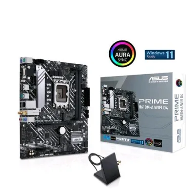 ASUS Prime H610M-A Wi-Fi D4 Intel H610 Lga 1700 Micro ATX