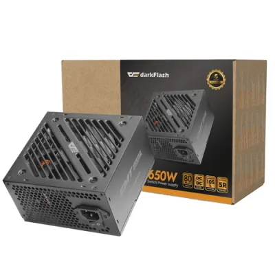 Darkflash EMT750 Alimentatore 750 W 80 Plus Bronze ATX 24+4 Pin Nero